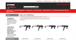 Desktop Screenshot of fabdefense.cz