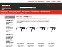 Tablet Screenshot of fabdefense.cz